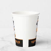 ハロウィーンキャラクターカスタム文字 紙コップ (右)