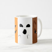 ハロウィーンキャラクター印刷マグ コーヒーマグカップ (正面右)