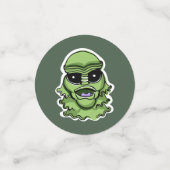 ハロウィーンキャラクター名前をカスタムする、文字、カラー コンフェッティ (スモール正面)