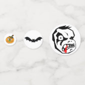 ハロウィーンキャラクター コンフェッティ (裏面)