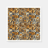 ハロウィーンキャラクター スタンダードカクテルナプキン (正面)