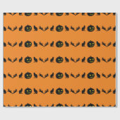 ハロウィーンキャラクター ラッピングペーパー (フラット)