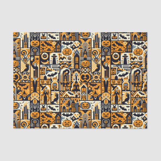 ハロウィーンキャラクター 薄葉紙 (正面)