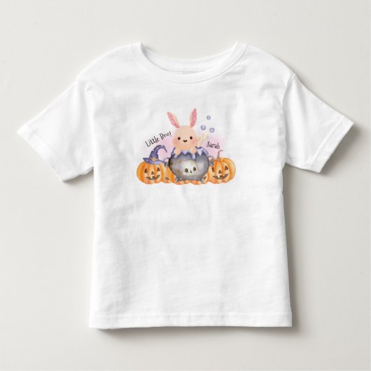 ハロウィーンキャルドロンの小さなブー トドラーTシャツ (正面)