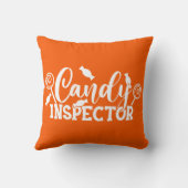 ハロウィーンキャンディの警部 クッション (裏面)