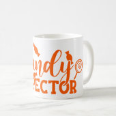 ハロウィーンキャンディの警部 コーヒーマグカップ (正面右)