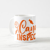 ハロウィーンキャンディの警部 コーヒーマグカップ (正面左)