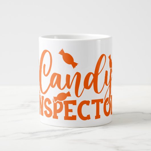 ハロウィーンキャンディの警部 ジャンボコーヒーマグカップ (正面)