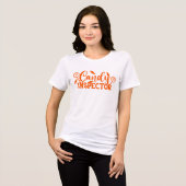 ハロウィーンキャンディの警部 トライブレンドTシャツ (正面全面)