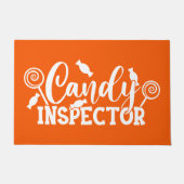 ハロウィーンキャンディの警部 ドアマット (正面)