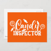 ハロウィーンキャンディの警部 ポストカード (正面/裏面)