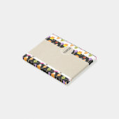 ハロウィーンキャンディクラフトモ素朴ノグラムイニシャル ポストイット (アングル)