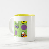 ハロウィーンキャンディコーンマグ ツートーンマグカップ (正面左)