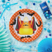 ハロウィーンキャンディコーンヴァンパイア紙プレート ペーパープレート (パーティー)