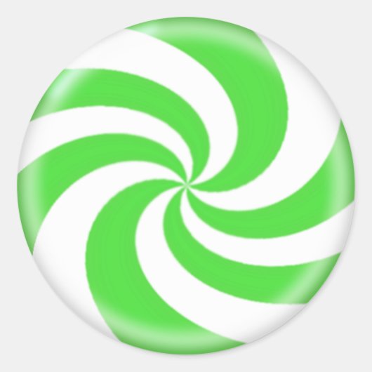 ハロウィーンキャンディステッカー ラウンドシール (正面)