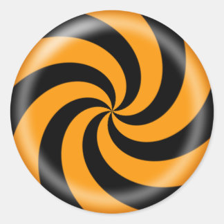 ハロウィーンキャンディステッカー ラウンドシール