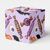 ハロウィーンキャンディトリートパープル フェイバーボックス (裏面サイド)