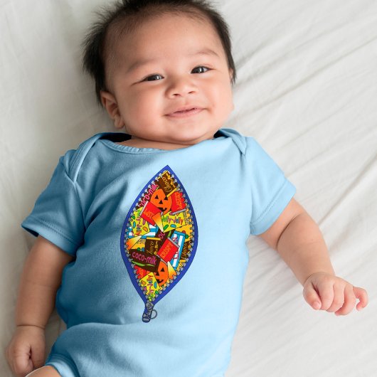 ハロウィーンキャンディバッグ ベビーボディスーツ