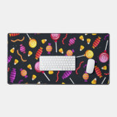 ハロウィーンキャンディパターン デスクマット (キーボード&マウス)