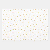 ハロウィーンキャンディーコーンかわいいおもしろいブラックオレンジ ラッピングペーパーシート (正面2)