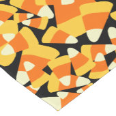 ハロウィーンキャンディーコーンのシームレスなパターン ショートテーブルランナー (コーナー)