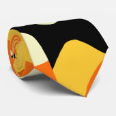 ハロウィーンキャンディーコーンのシームレスなパターン ネクタイ (ロール)