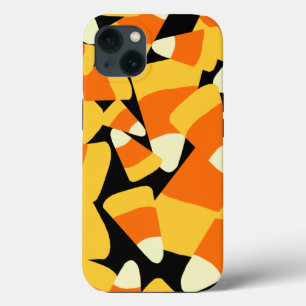 ハロウィーンキャンディーコーンのシームレスなパターン iPhone 13ケース