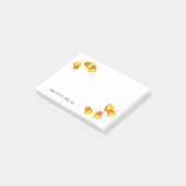 ハロウィーンキャンディーコーンのピース ポストイット (アングル)
