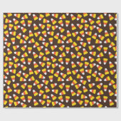 ハロウィーンキャンディーコーンカラフル ラッピングペーパー (フラット)