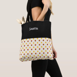 ハロウィーンキャンディーコーンチョコレートバニラ名 トートバッグ