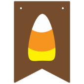 ハロウィーンキャンディーコーンハッピーバースデーバンティングバナー バンティングフラッグ (第1の旗)