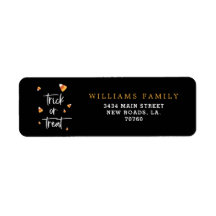 ハロウィーンキャンディーコーンラベル