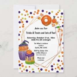 ハロウィーンキャンディーズ&トリートハロウィン 招待状