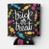 ハロウィーンキャンディートリックまたは治療 缶クーラー (正面)