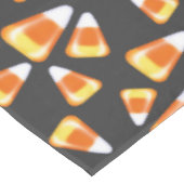 ハロウィーンキャンディーパターン、おもしろいキャンディーコーン菓子 テーブルクロス (アングル)