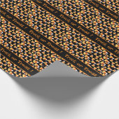 ハロウィーンキャンディーパターン、おもしろいキャンディーコーン菓子 ラッピングペーパー (角)