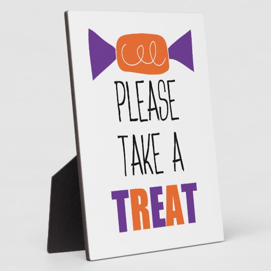 ハロウィーンキャンディー1枚お願い フォトプラーク (側面)