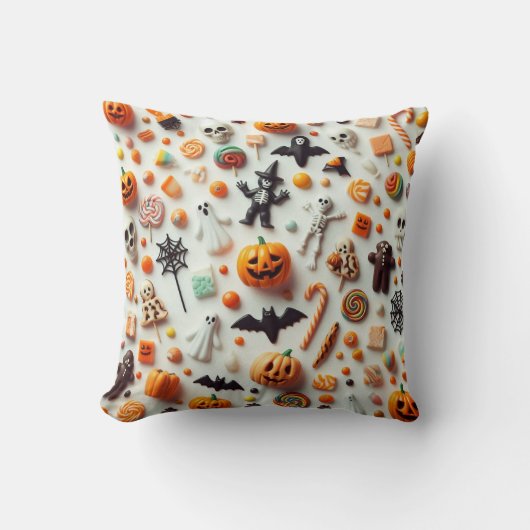 ハロウィーンキャンディー クッション (正面)