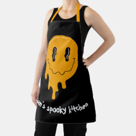 ハロウィーンキュートオレンジ幽霊☜カスタム エプロン