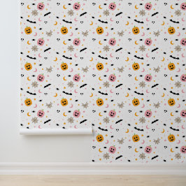 ハロウィーンキュートパターンこうもりカボチャ幽霊 不気味 壁紙