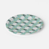 ハロウィーンキュートブー幽霊プレート ペーパープレート (アングル)