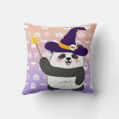 ハロウィーンキュートベビーパンダウィッチ魔法ワンド クッション (裏面)