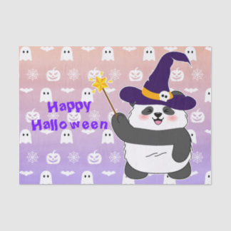 ハロウィーンキュートベビーパンダウィッチ魔法ワンド 薄葉紙