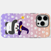ハロウィーンキュートベビーパンダウィッチ魔法ワンド Case-Mate iPhoneケース (裏面 (横))