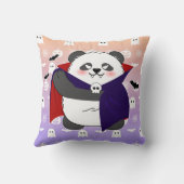 ハロウィーンキュートベビーパンダドラキュラヴァンパイア クッション (裏面)