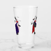 ハロウィーンキュートベビーパンダドラキュラヴァンパイア タンブラーグラス (左)