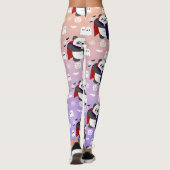 ハロウィーンキュートベビーパンダドラキュラヴァンパイア レギンス (裏面)