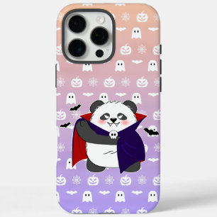 ハロウィーンキュートベビーパンダドラキュラヴァンパイア iPhone 16 PRO MAXケース