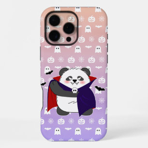 ハロウィーンキュートベビーパンダドラキュラヴァンパイア iPhone 16 PRO MAXケース