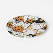 ハロウィーンキュートモンスター紙プレート ペーパープレート (アングル)